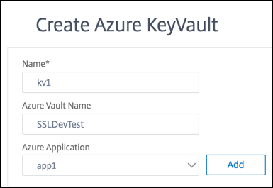 Azure Key Vaultのパラメーター