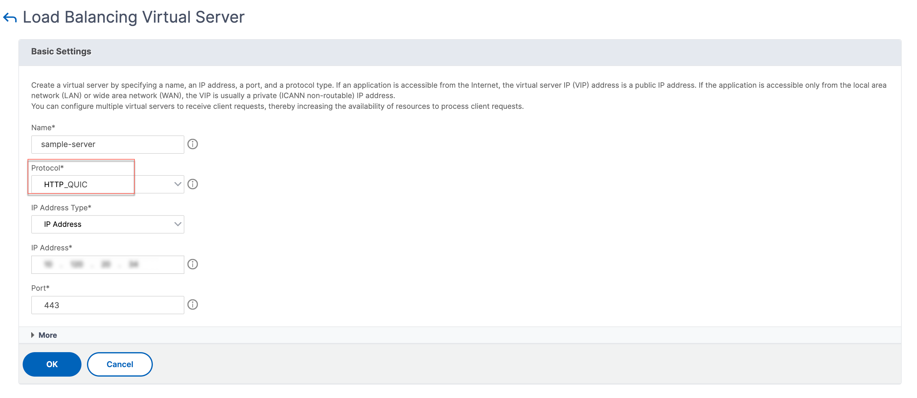 Add load balancing and content switching (optional) virtual servers