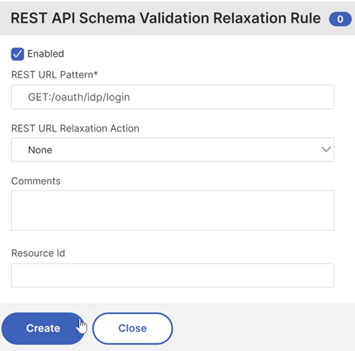 Relaxation rule